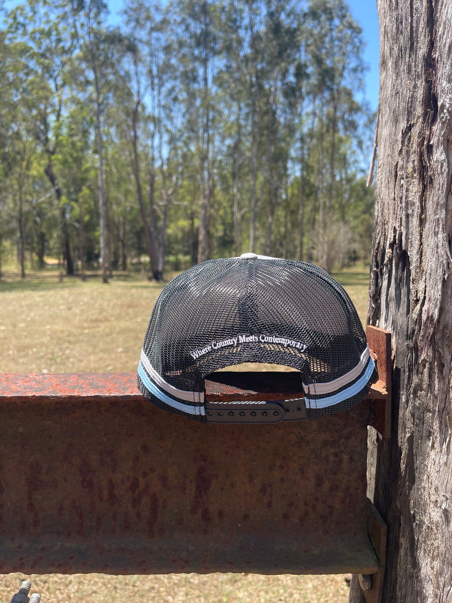 Signature Grey Trucker Hat