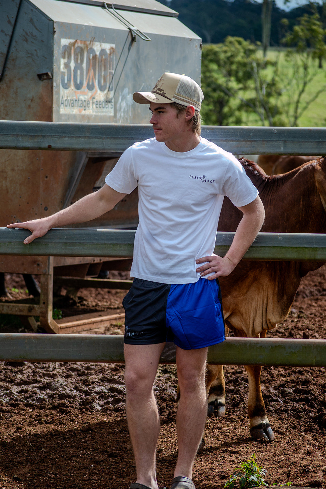 Blue Footy Shorts