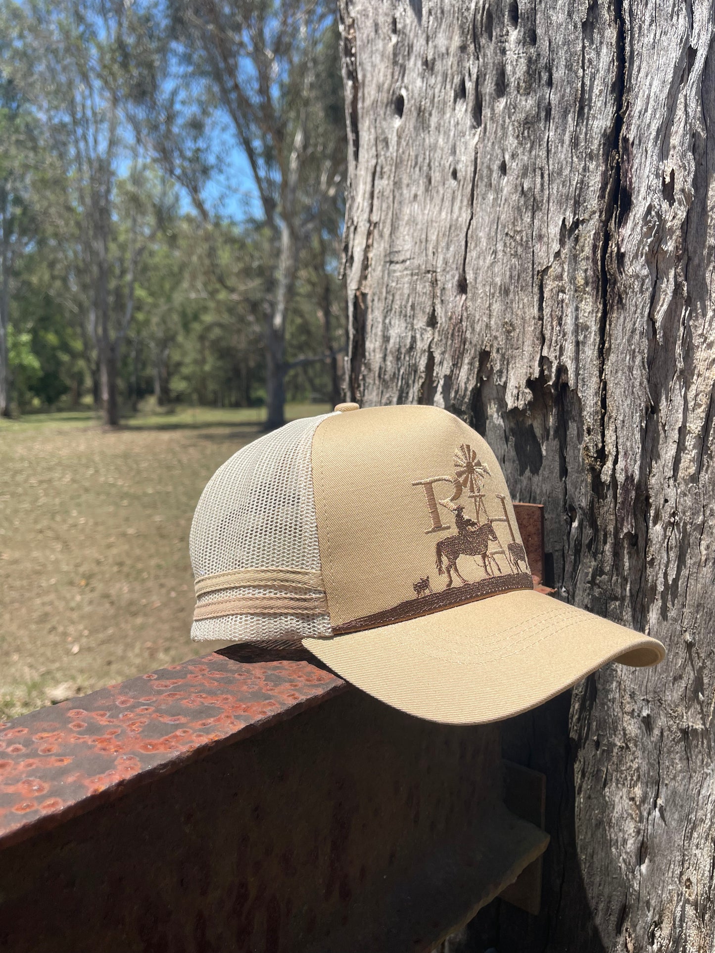 The Stockman Trucker Hat - Beige