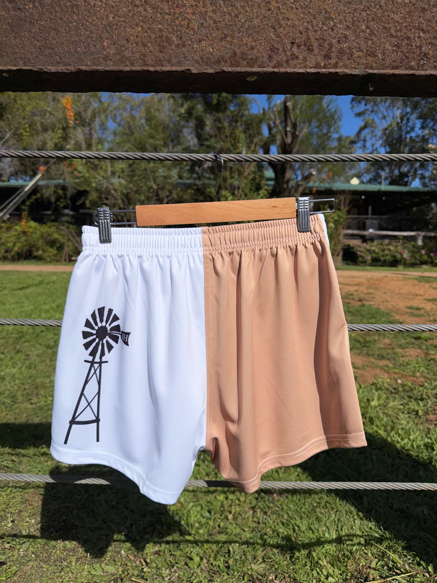 Beige Footy Pants