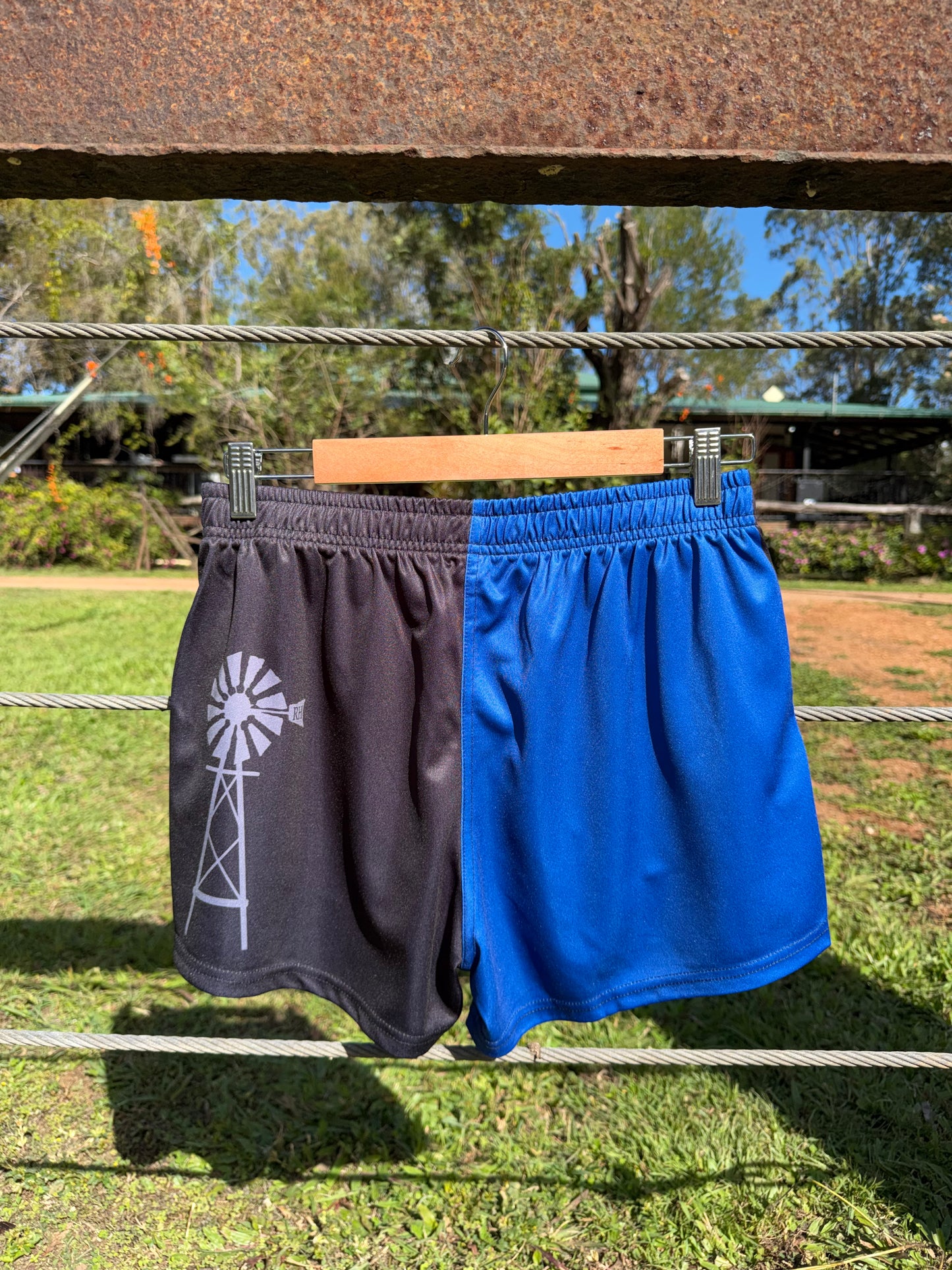 Blue Footy Shorts