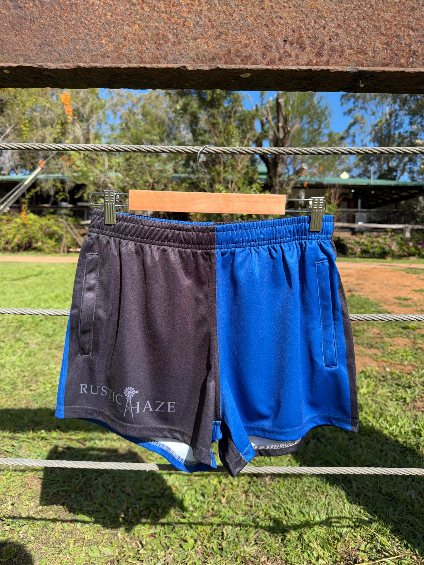 Blue Footy Shorts