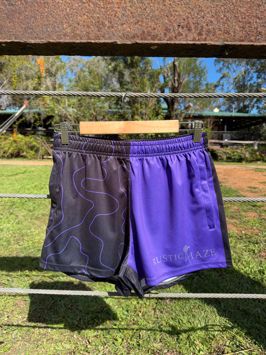 Purple Footy Shorts