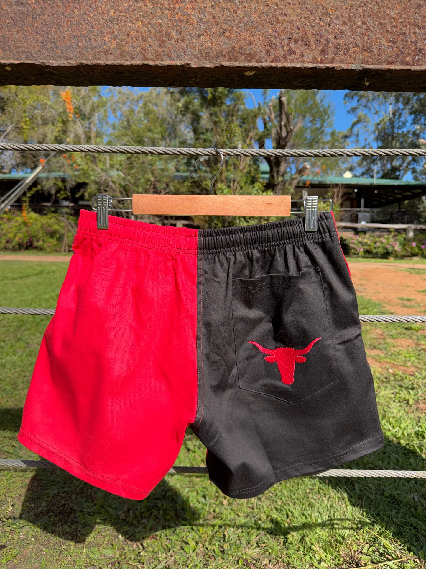 Red Rugged Pants